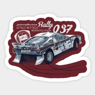 Rally group B: Lancia 037 rally Sticker